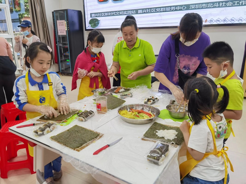 开始制作寿司啦！